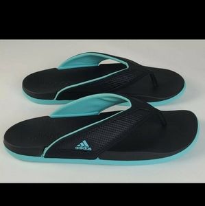 BRAND NEW Adidas Adilette CF Black & Blue Sandals